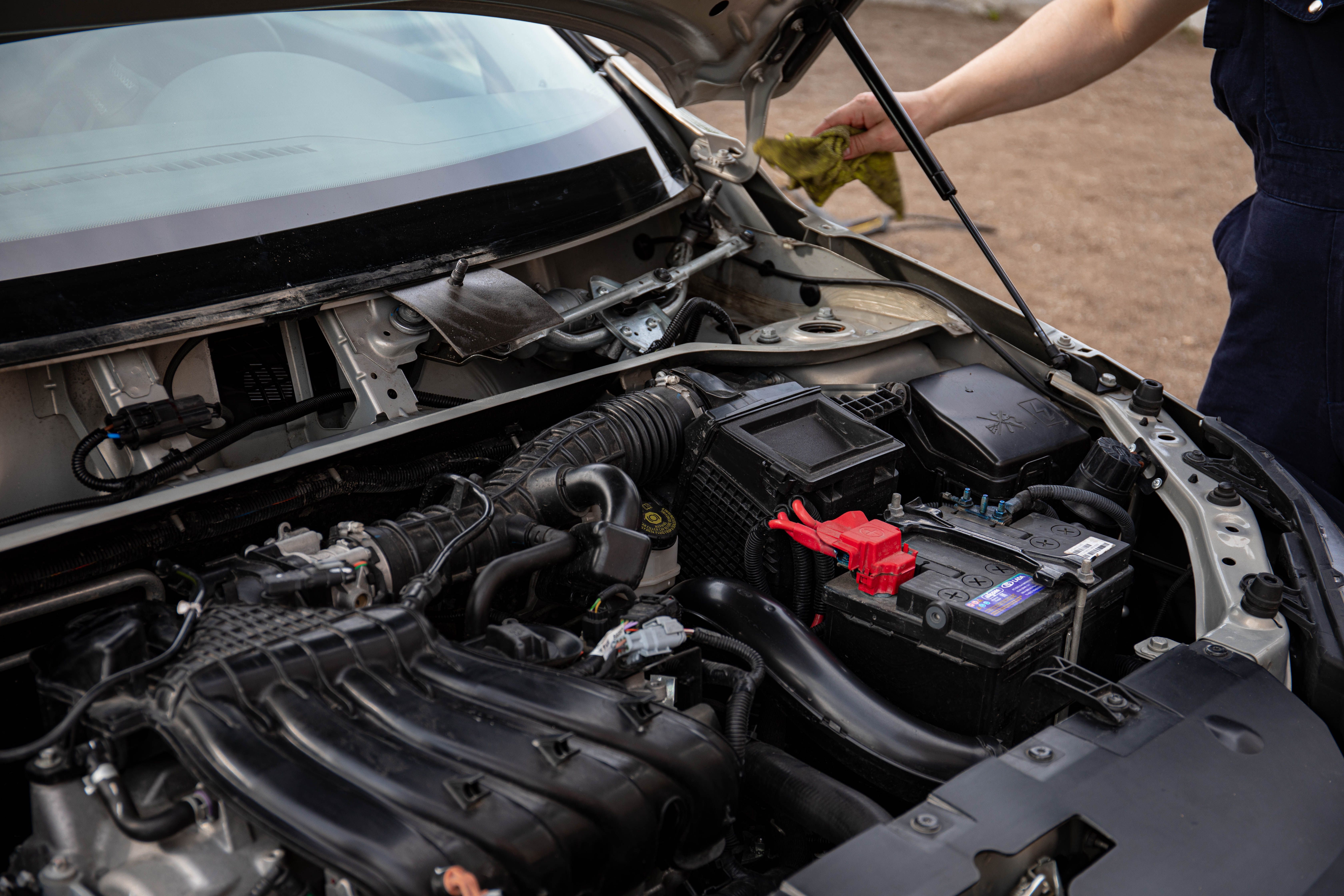 Engine diagnostics in progress