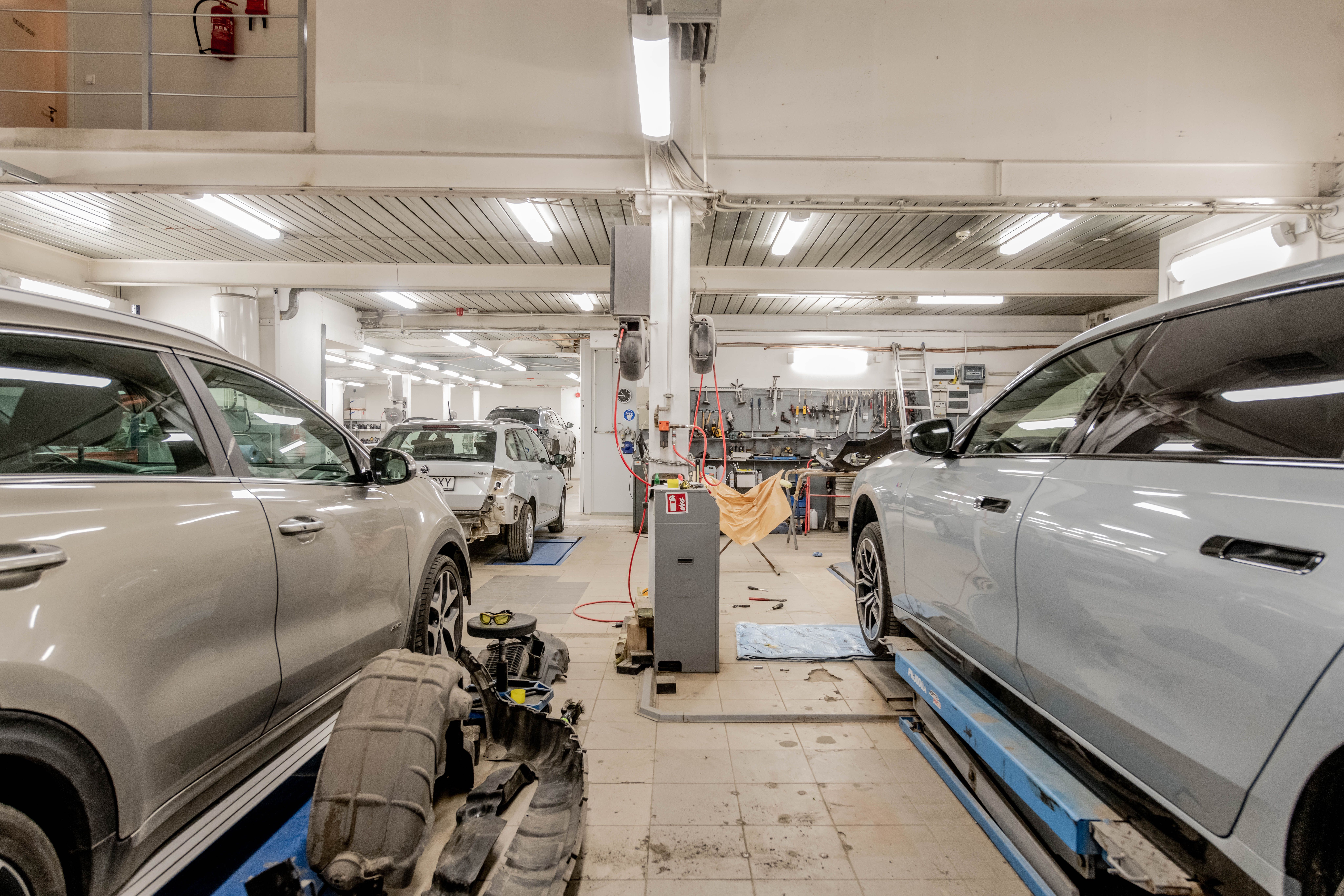 Professional brake service
